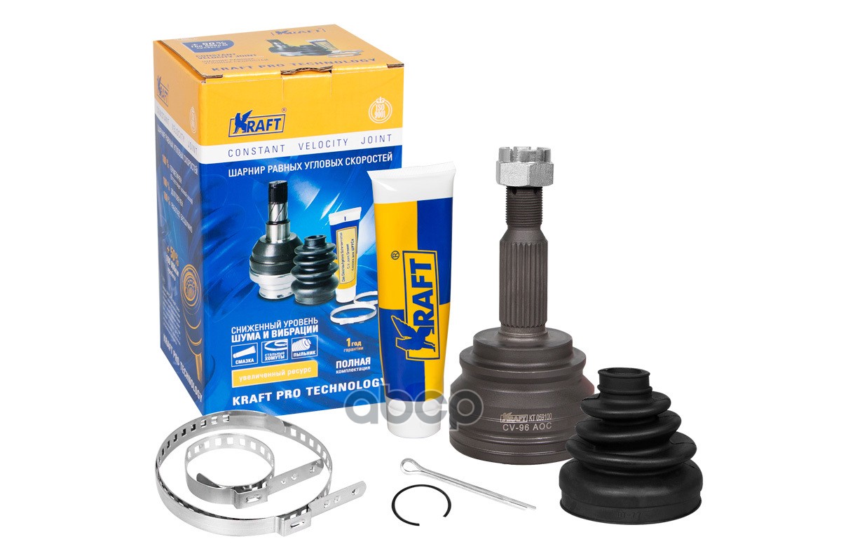 ШРУС наружный Mitsubishi Lancer 2.0 (08-), Outlander 2.0-2.4 (06-) CVT/AT/MT OBER KRAFT KT059100 Kraft арт. KT059100