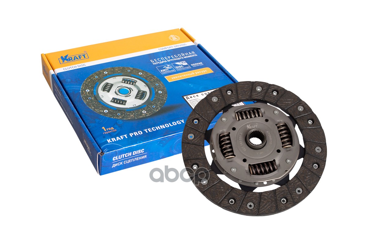 Диск Сцепления Audi A3 (96-03) / Vw Golf (93-04) Oberkraft Kraft Kt098610 Kraft арт. KT098610