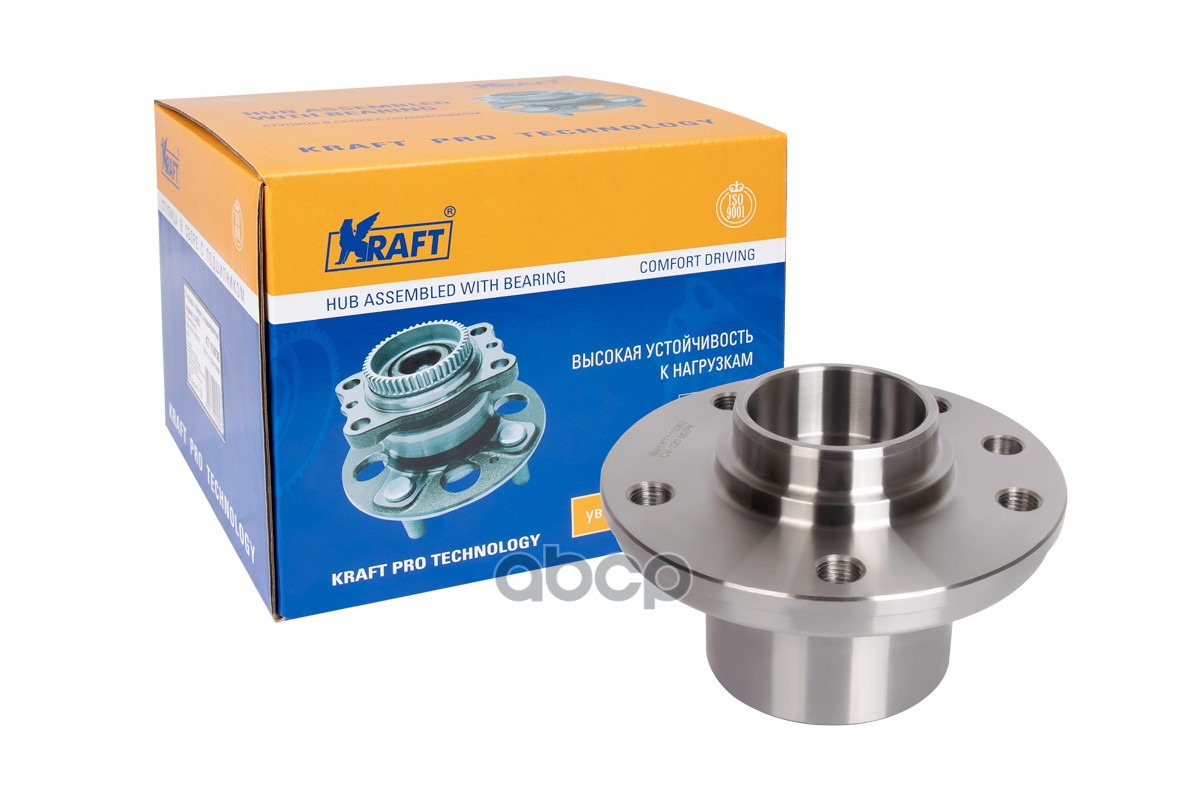 Ступица передняя в сборе L=R VW Touareg (02-10), Transporter (03-15) KRAFT KT110062 Kraft арт. KT110062