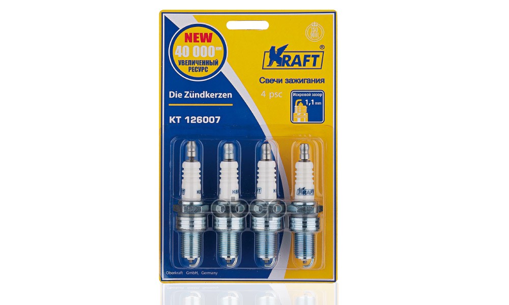 Свечи Зажигания, Комплект Ваз 2108 (Инжектор) Oberkraft Kraft Kt126007 Kraft арт. KT126007