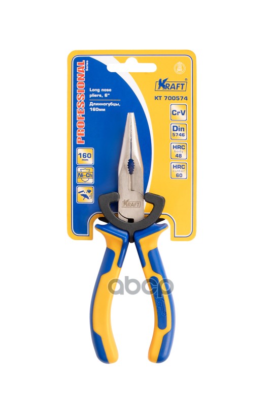 Длинногубцы 160 Мм Kraft Kt700574 Kraft арт. KT700574