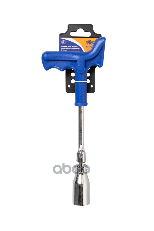 Ключ Свечной Усиленный С Пластиковой Рукояткой, 21 Мм Master Kraft Kt700671 Kraft арт. KT700671