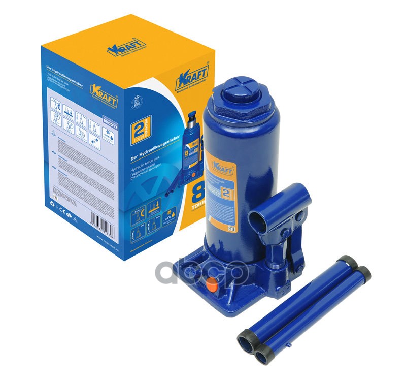 Домкрат Бутылочный 8 Т. Kraft Kt 800017 Kraft Kt 800017 Kraft арт. KT 800017