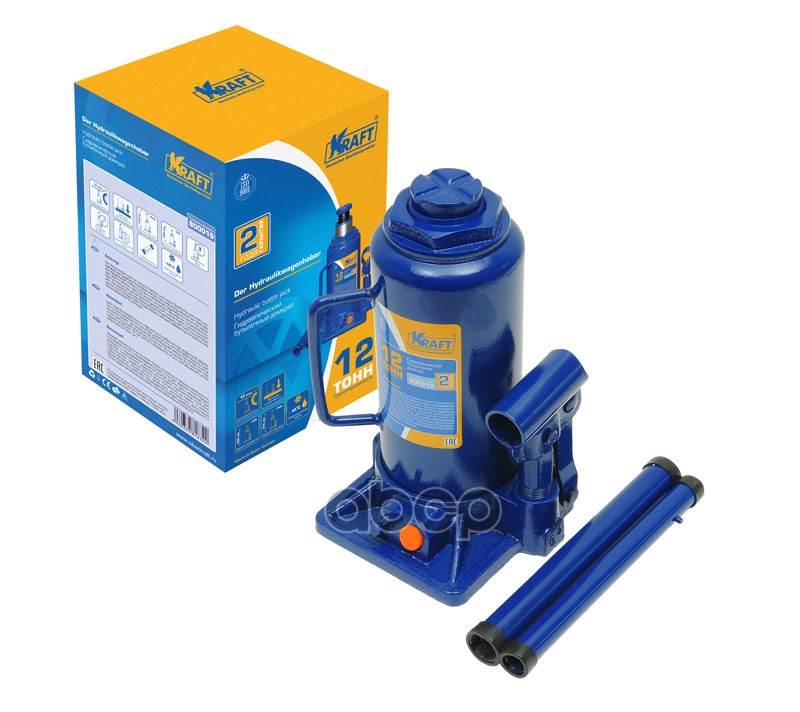 Домкрат Бутылочный 12 Т. Kraft Kt 800019 Kraft Kt 800019 Kraft арт. KT 800019