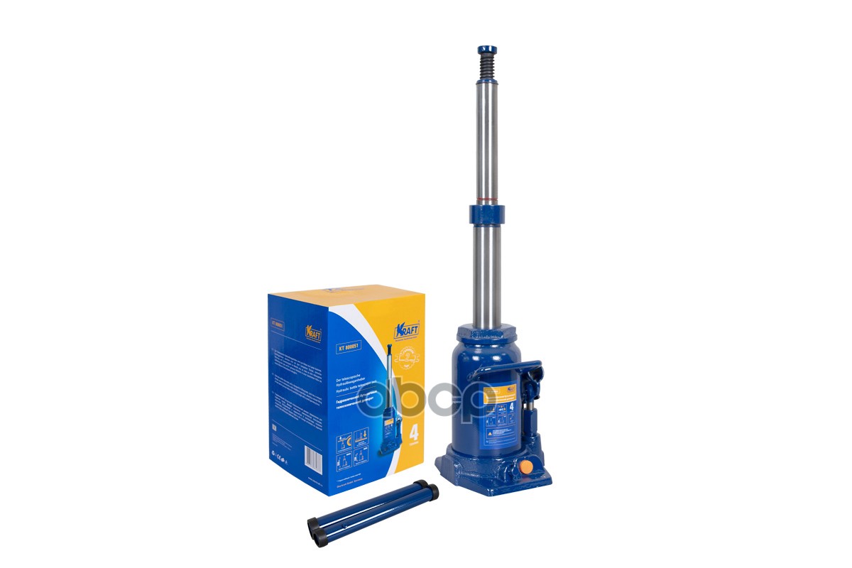 Домкрат Бутылочный Телескопический 4T 230-550 Мм Kraft Kt800051 Kraft арт. KT800051