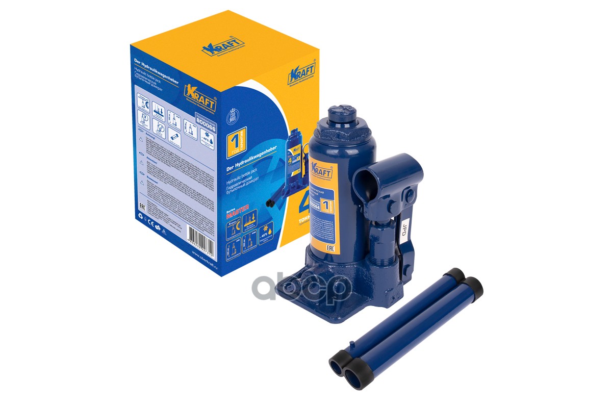 Домкрат Бутылочный 4 Т. Master Kraft Kt 800066 Kraft арт. KT 800066