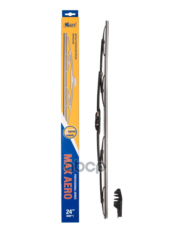Щетка Стеклоочистителя 600 Мм Каркасная 1 Шт Kraft Max Aero Kt 830043 Kraft арт. KT 830043