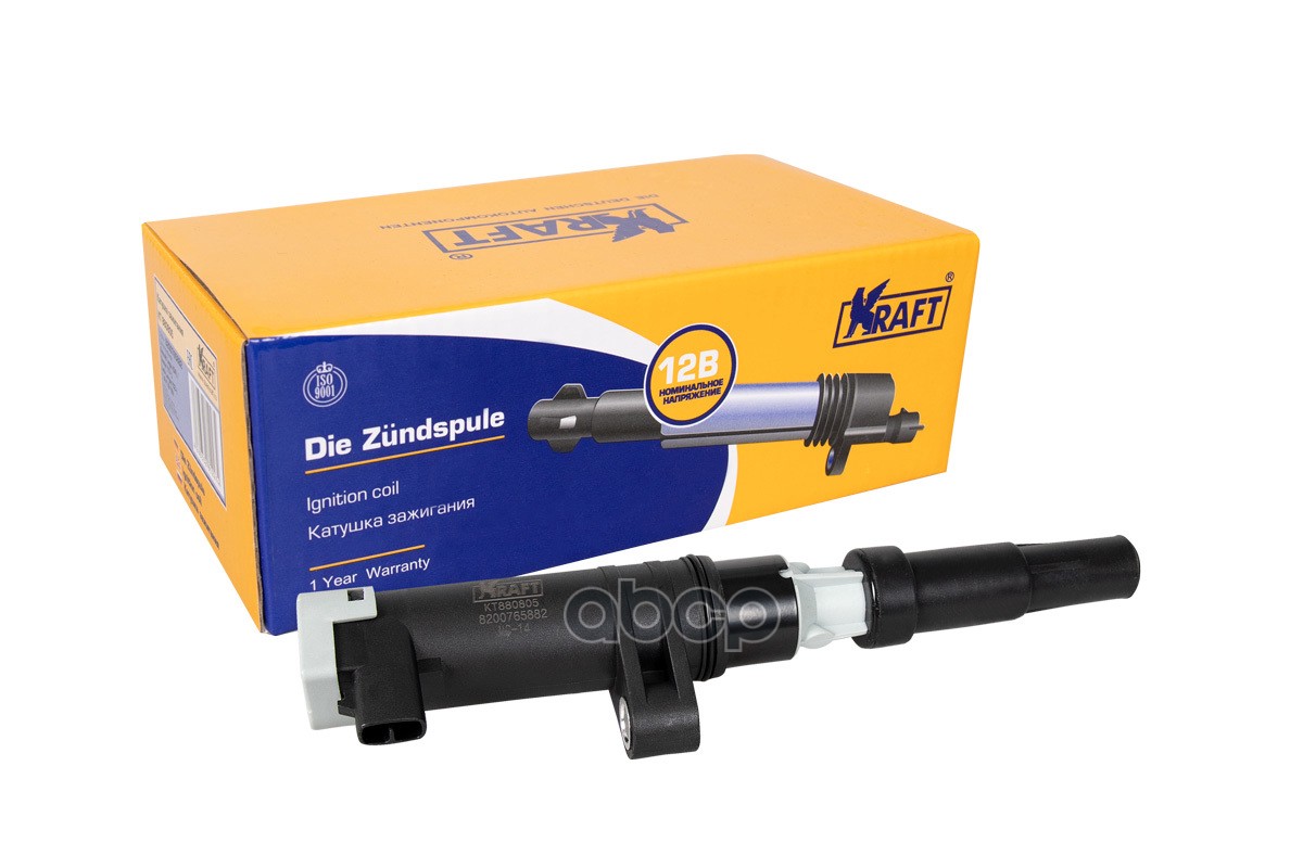 Катушка Зажигания Lada Largus (12-) / Renault Logan (04-)/Duster (10-) 1.4I/1.6I 16V Kraft арт. KT880805