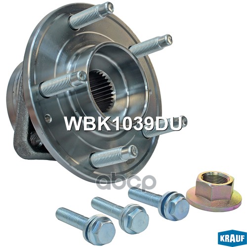 Ступица передн. Chevrolet Cruze I 09- / Orlando 10-, Opel Astra J 09- / Zafira C 11- Krauf арт. WBK1039DU