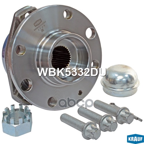 Ступица в сборе [перед, ABS, Kit] OPEL Astra G CC(T98,F70),Classic(A04,T98,F35), H Van(L70), Zafira Krauf арт. WBK5332DU