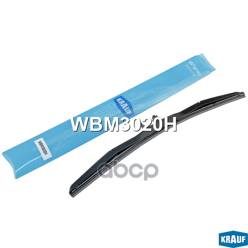 Щетка стеклоочистителя гибридная 500мм hook Krauf арт. WBM3020H