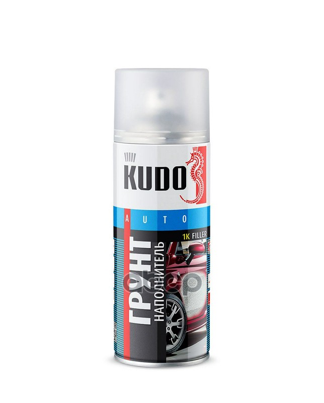 Грунт спрей наполнитель 1К акриловый белый, 520 мл. KUDO KU-2204 Kudo арт. KU-2204