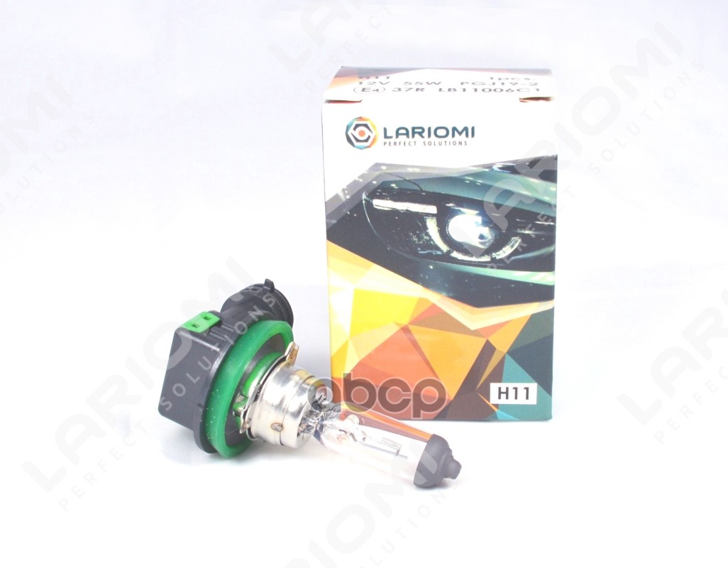 Лампа Галогенная H11 12V 55W Pgj19-2 (Коробка 1 Шт.) LARIOMI арт. LB11006C1