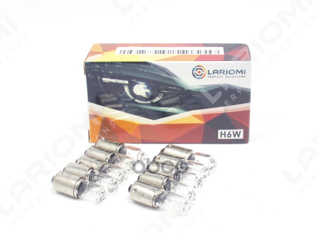 Лампа Накаливания H6w 12V 6W Bax9s LARIOMI арт. LB21015CP