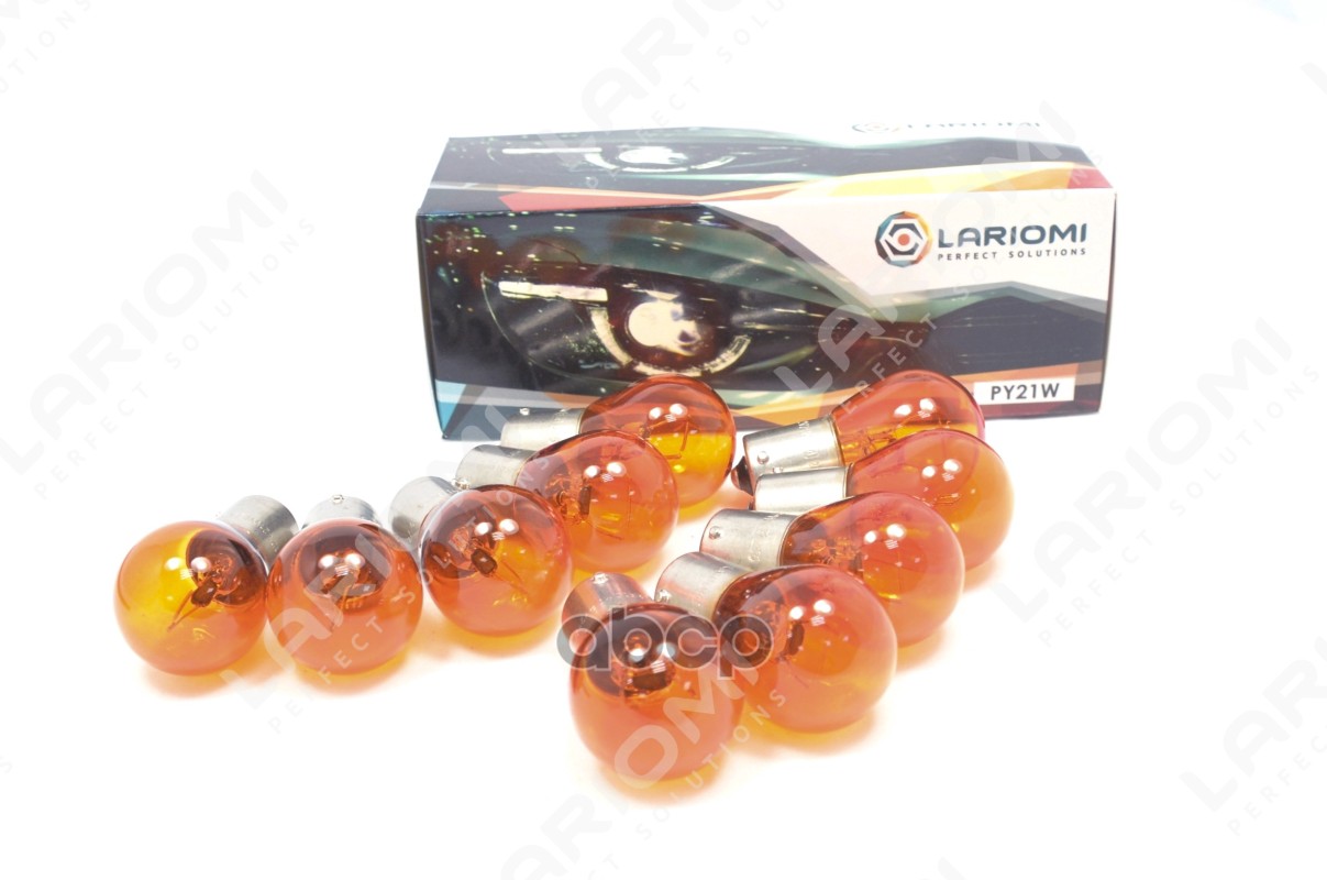 Лампа Накаливания Py21w 12V 21W Bau15s(Желтая) LARIOMI арт. LB21020CP
