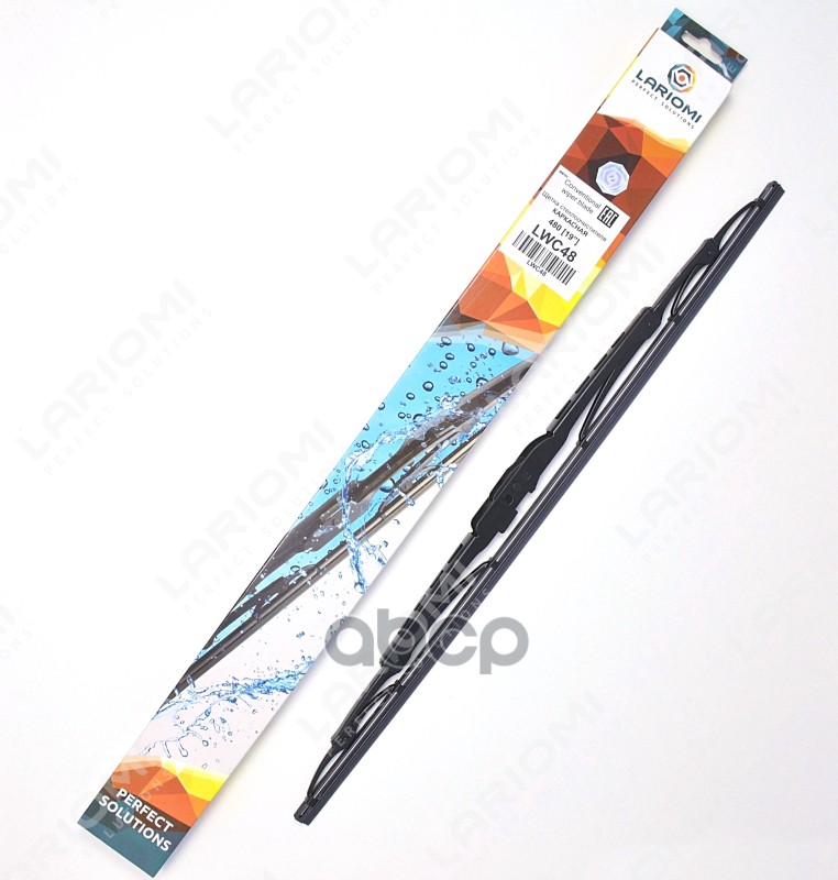 ЩЕТКА СТЕКЛООЧИСТИТЕЛЯ КАРКАСНАЯ 480 ММ LARIOMI арт. LWC48