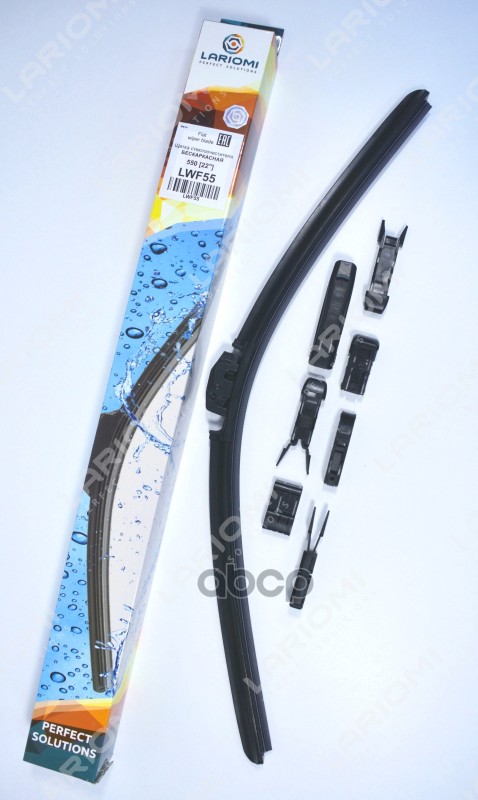 Щетка Стеклоочистителя Бескаркасная 550Мм LARIOMI арт. LWF55