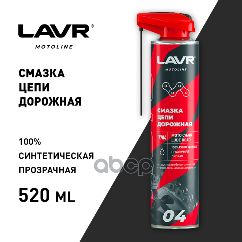 Смазка цепи Дорожная  520 мл LAVR арт. ln7704