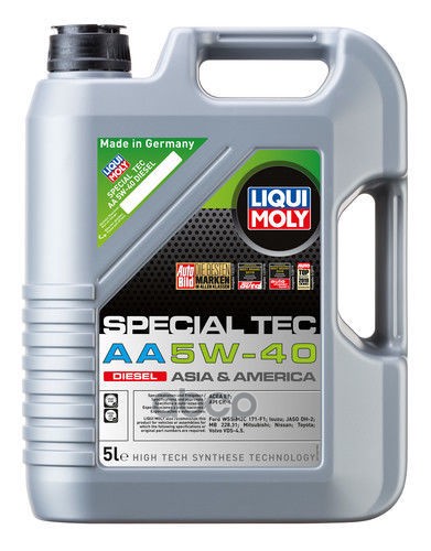 LIQUI MOLY Синт, Мот,Масло Special Tec Aa Diesel 5W-40 Ck-4 E9 (5Л) 21332