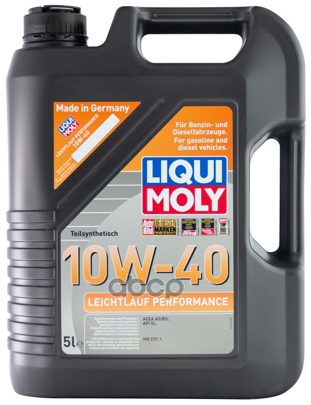 LIQUI MOLY Масло Моторное Leichtlauf Performance 10W-40 5L