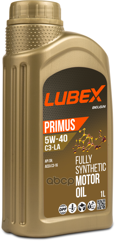 LUBEX Масло Моторное Primus C3-La 5W-40  1L