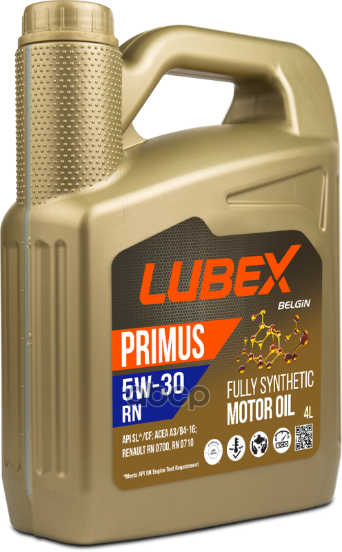LUBEX Масло Моторное Primus Rn 5W-30  4L