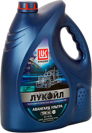 LUKOIL 10W-40 Авангард Ультра, Api Ci-4/Sl, 5Л, (Полусинт.мотор.масло)