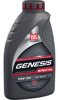 LUKOIL Масло моторное синтетическое LUKOIL GENESIS Special C3 5W-30 1Л 1612618