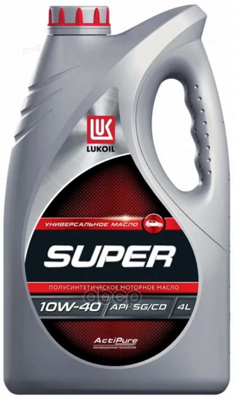 LUKOIL Масло моторное полусинтетическое Super 10W40 SG/CD 4л