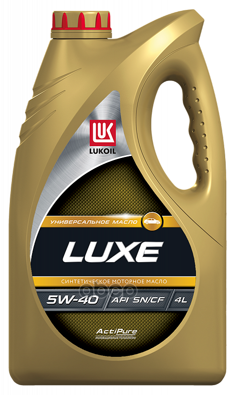 LUKOIL Масло моторное синтетическое Luxe 5W40 SN/CF 4л