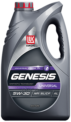 LUKOIL Масло моторное LUKOIL GENESIS UNIVERSAL 5W-30 4Л 3148621