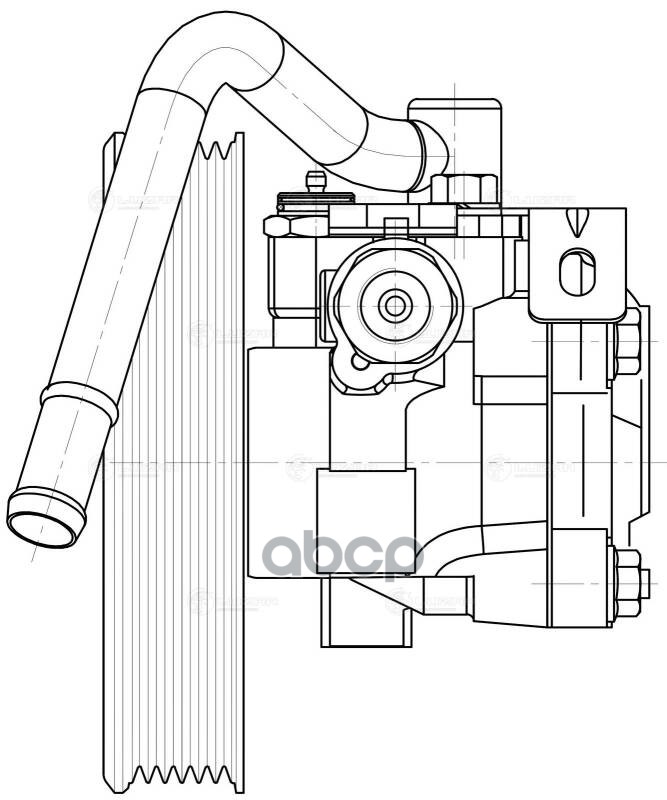 Насос ГУР для а/м Kia Cerato (09-) 1.6i (LPS 0812) LUZAR арт. LPS0812