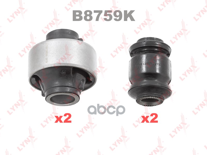 Комплект Сайлентблоков / Рычагов / Перед. Подв. B8759k LYNXauto арт. B8759K