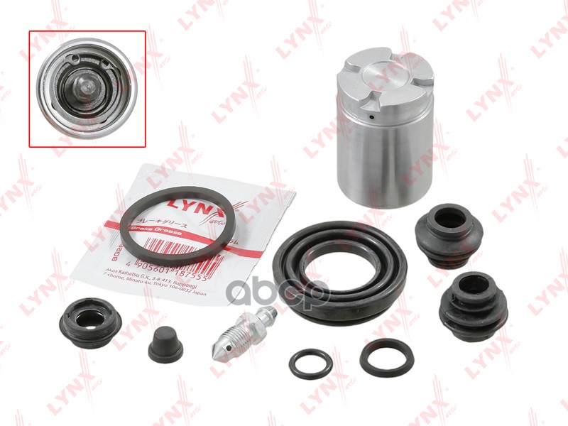 Ремкомплект тормозного суппорта с поршнем заднего BC-6528 LYNXauto арт. BC-6528