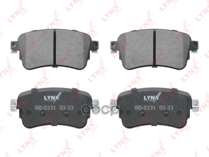 Колодки тормозные задние CITROEN Jumpy 1.5d-2.0d 16> / Spacetourer 1.5d-2.0d 16>   OPEL Vivaro C 1.5 LYNXauto арт. bd-2231