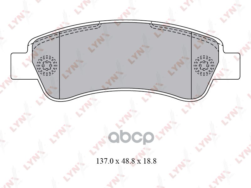 Колодки задние LYNXauto BD-2830 LYNXauto арт. BD-2830