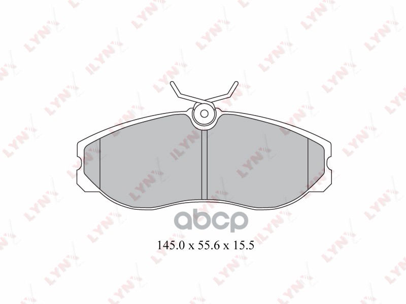Колодки тормозные передние FORD Maveric 93-98  NISSAN Serena(C23) 91-01 / Terrano(R20) 96-07 / Vanet LYNXauto арт. bd-3028