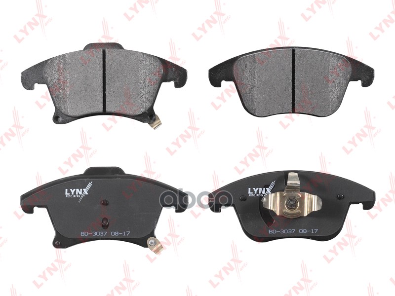 Колодки тормозные передние подходит для FORD Mondeo V 1.0-2.0D 14 / Galaxy/S-Max 1.5-2.0D 15 BD-3037 LYNXauto арт. BD-3037