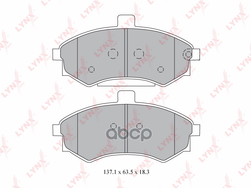Колодки тормозные передние подходит для HYUNDAI Elantra 1.6-2.0D 00-06/Matrix 1.5D-1.8 01 BD-3611 LYNXauto арт. BD-3611