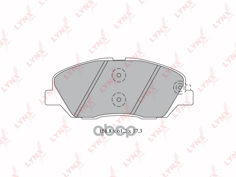 Колодки тормозные передние подходит для HYUNDAI Santa Fe 06, KIA Sorento 09 BD-3615 LYNXauto арт. BD-3615