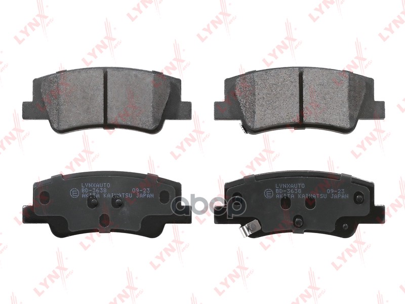 Колодки тормозные задние HYUNDAI Sonata(DN) 19>  KIA K5 20> LYNXauto арт. bd-3638
