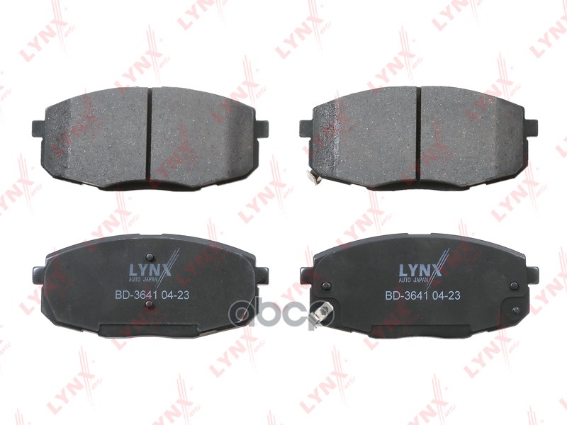 Колодки тормозные передние HYUNDAI Creta 1.6-2.0 16-21 / KONA(OS) 1.6d 18> LYNXauto арт. bd-3641