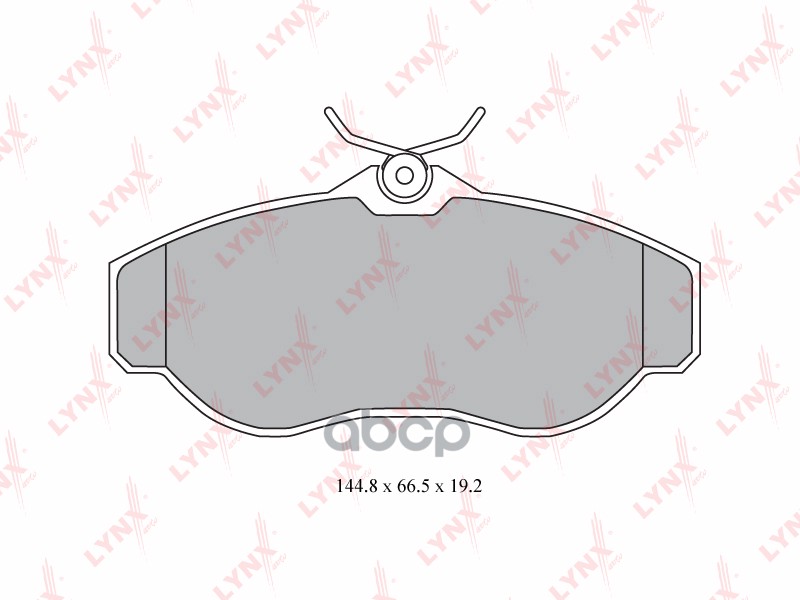 Колодки тормозные передние LAND ROVER Discovery 2.5D-4.0 98-04 / Range Rover 2.5D-4.6 94-02 LYNXauto арт. bd-5002