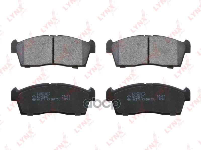 Колодки тормозные передние MITSUBISHI i 06>  SUZUKI Cervo 06> / Every 04> / Mr Wagon 11> / Palette 0 LYNXauto арт. bd-5107