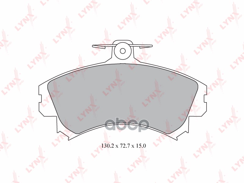 Колодки тормозные передние MITSUBISHI Carisma 1.6-1.9D 00-06 / Space Star 1.3-1.9D 98-04  VOLVO S40 LYNXauto арт. bd-5526