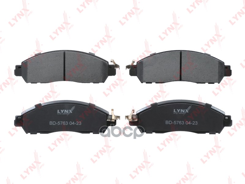 Колодки тормозные передние NISSAN NP300 NAVARA(D23) 2.3-4.0 14> LYNXauto арт. bd-5763
