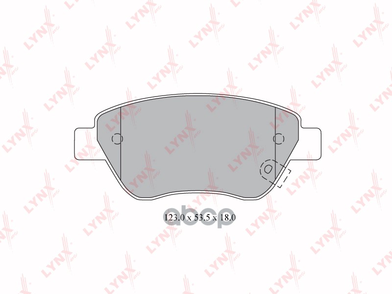 Колодки тормозные передние OPEL Corsa D 06> LYNXauto арт. bd-5916