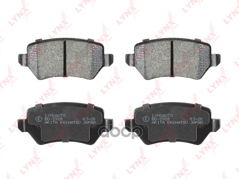 Колодки тормозные задние OPEL Zafira B 05> LYNXauto арт. bd-5928