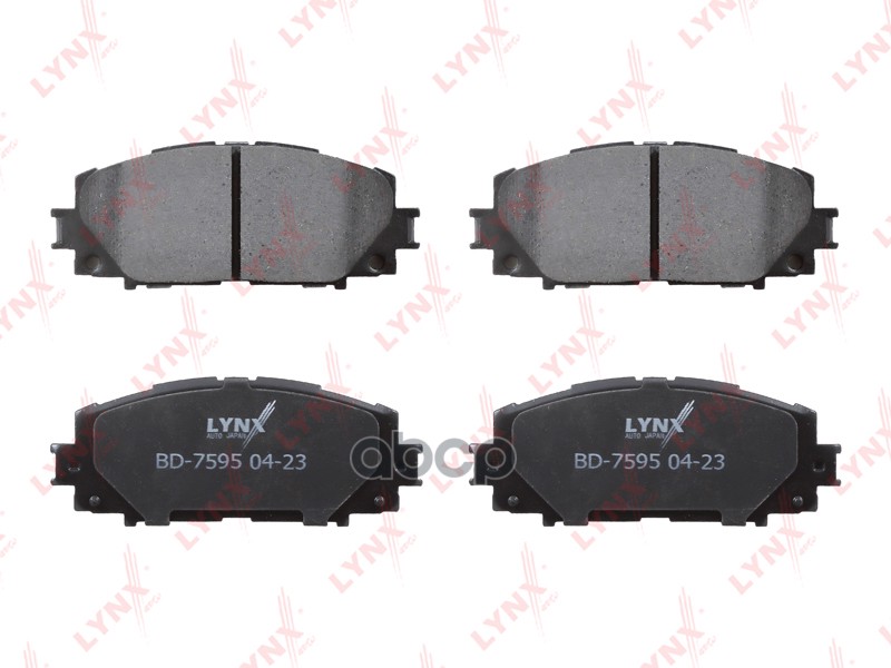 Колодки тормозные передние GREAT WALL Tengyi C20R 1.5 11> / Tengyi C30 1.5 10-11   LEXUS CT 1.8 10> LYNXauto арт. bd-7595