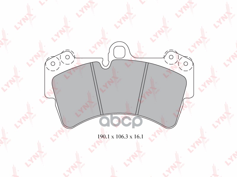 Колодки тормозные передние AUDI Q7 3.0D-6.0D 07>  VW Touareg(7L) 3.6-6.0 02-10  PORSCHE Cayenne(955) LYNXauto арт. bd-8019